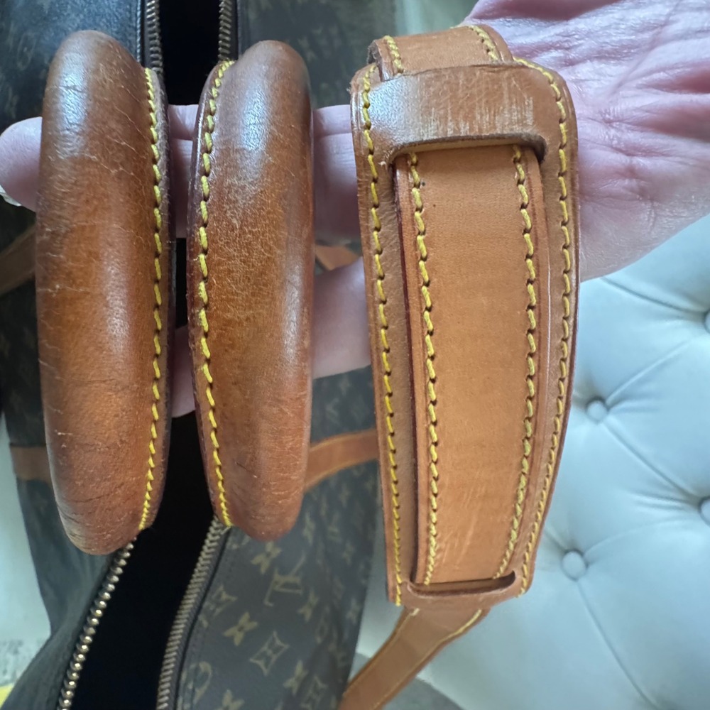 Louis Vuitton Brown Monogram Keepall Bandouliere 50 Duffel Bag - Picture 14 of 16